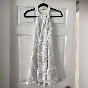 Dress the Population White Sequin Halter Dress
